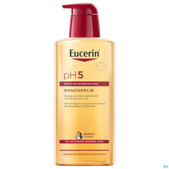 Eucerin ph5 peau sensible hle douche+pompe 400ml