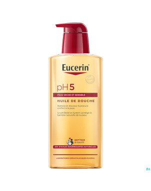 Eucerin ph5 peau sensible hle douche+pompe 400ml