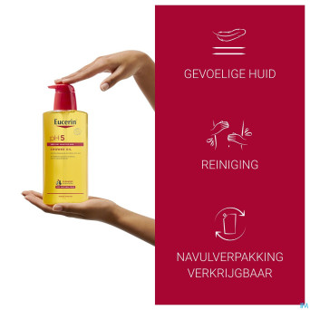 Eucerin ph5 peau sensible hle douche+pompe 400ml