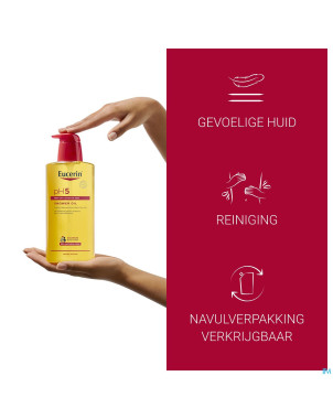 Eucerin ph5 peau sensible hle douche+pompe 400ml