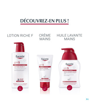 Eucerin ph5 peau sensible hle douche+pompe 400ml