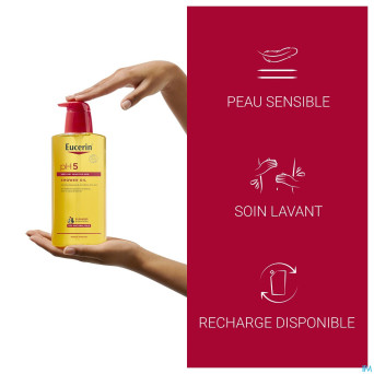 Eucerin ph5 peau sensible hle douche+pompe 400ml