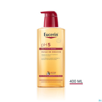 Eucerin ph5 peau sensible hle douche+pompe 400ml