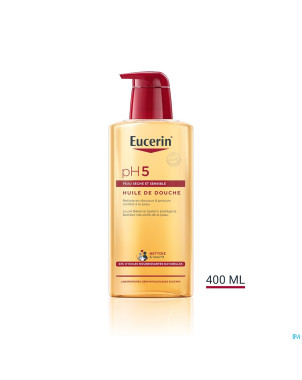 Eucerin ph5 peau sensible hle douche+pompe 400ml