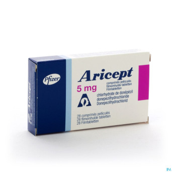 Aricept  5 mg comp pell 28 x  5 mg