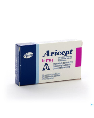 Aricept  5 mg comp pell 28 x  5 mg