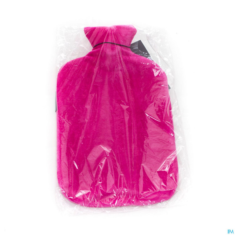 Fashy bouillotte + housse rouge assortiment