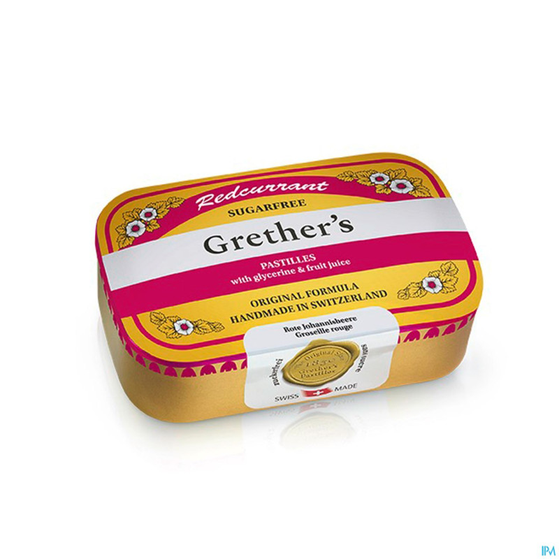 Redcurrant grethers sugarless vit c 110g