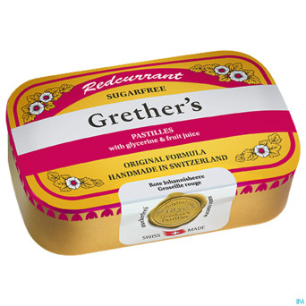 Redcurrant grethers sugarless vit c 110g