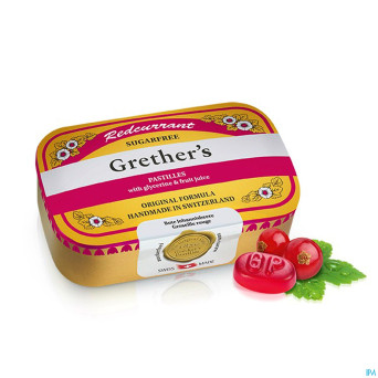 Redcurrant grethers sugarless vit c 110g