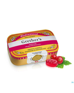 Redcurrant grethers sugarless vit c 110g