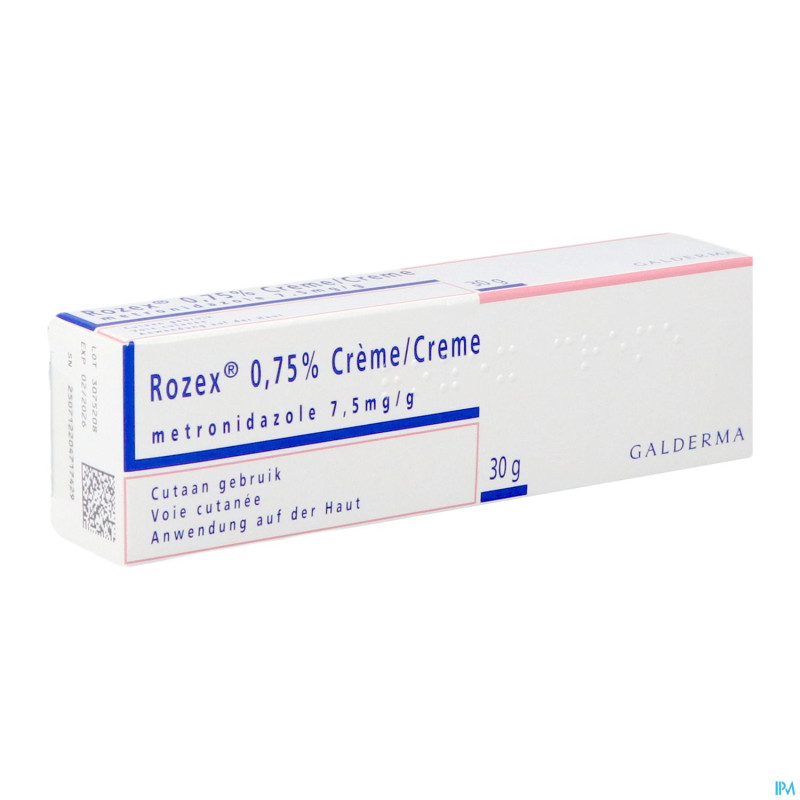 Rozex creme tube 30g 0,75%