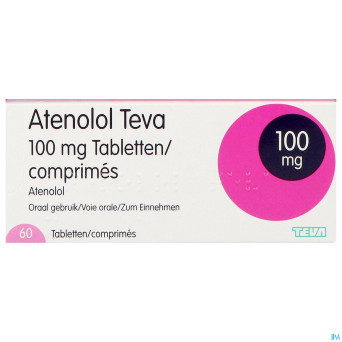 Atenolol teva comp enrob 60x100mg