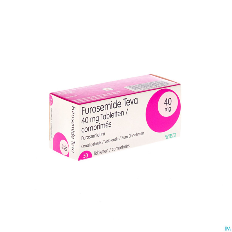 Furosemide teva comp 50x40mg