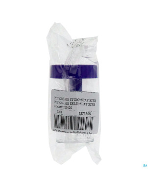 Appeg pot analyse selles+spat.ster