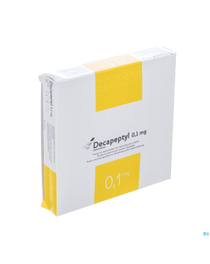 Decapeptyl 0,1mg 7fl lyo+7amp solv