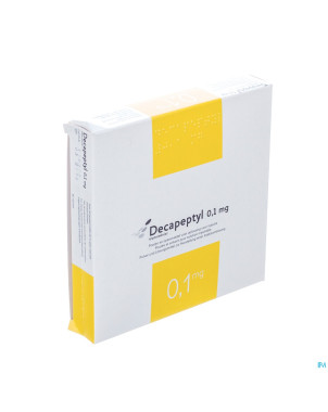 Decapeptyl 0,1mg 7fl lyo+7amp solv
