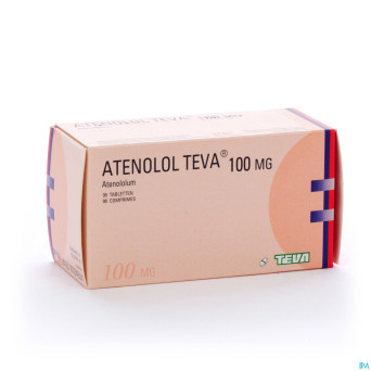 Atenolol teva comp enrob 90x100mg
