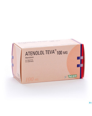 Atenolol teva comp enrob 90x100mg