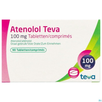Atenolol teva comp enrob 90x100mg