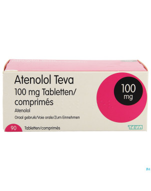 Atenolol teva comp enrob 90x100mg