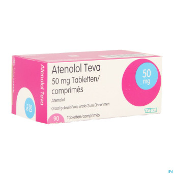 Atenolol teva comp enrob 90x 50mg