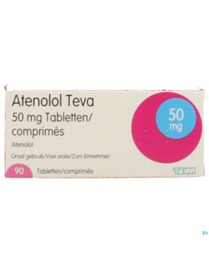 Atenolol teva comp enrob 90x 50mg