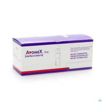 Avonex bio set fl im 4 x 30 ug + solv