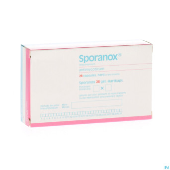 Sporanox caps 28x100mg
