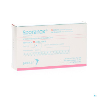 Sporanox caps 28x100mg