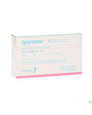 Sporanox caps 28x100mg