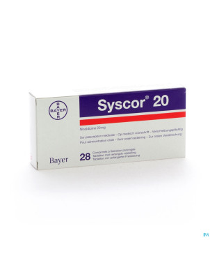 Syscor 20 comp 28 x 20 mg