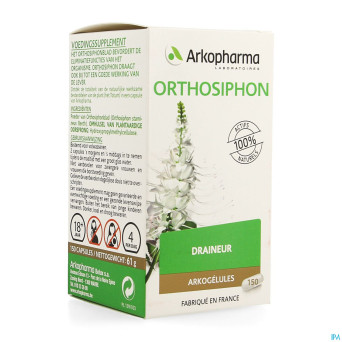 Arkogelules orthosiphon vegetal    caps 150