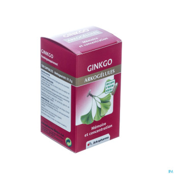 Arkogelules ginkgo biloba vegetal  150 cfr 3733110
