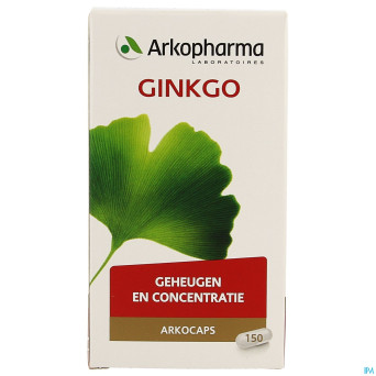 Arkogelules ginkgo biloba vegetal  150 cfr 3733110