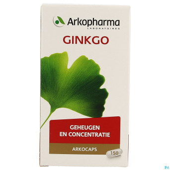 Arkogelules ginkgo biloba vegetal  150 cfr 3733110