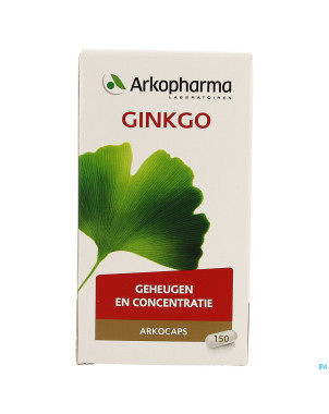 Arkogelules ginkgo biloba vegetal  150 cfr 3733110