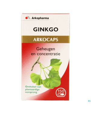Arkogelules ginkgo biloba vegetal  150 cfr 3733110