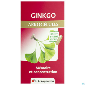 Arkogelules ginkgo biloba vegetal  150 cfr 3733110