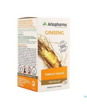 Arkogelules ginseng vegetal 150    cfr 4156907