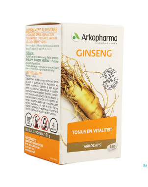 Arkogelules ginseng vegetal 150    cfr 4156907