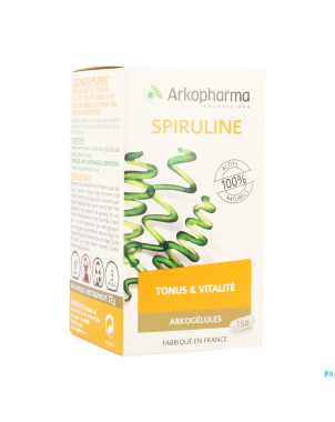 Arkogelules spirulina vegetal    150