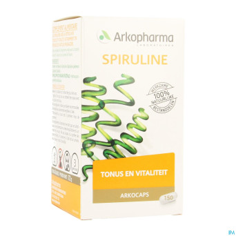 Arkogelules spirulina vegetal    150