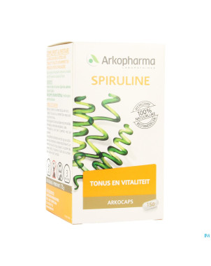 Arkogelules spirulina vegetal    150