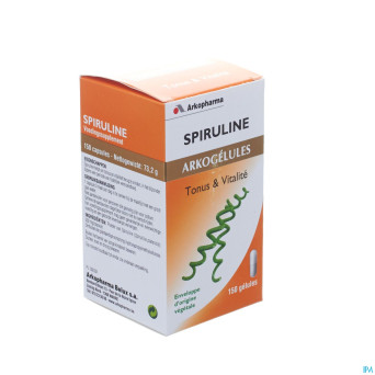 Arkogelules spirulina vegetal    150
