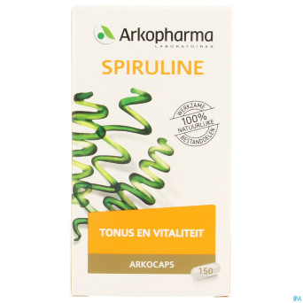 Arkogelules spirulina vegetal    150