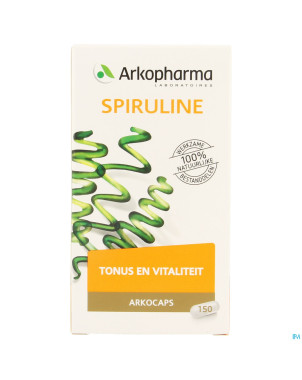 Arkogelules spirulina vegetal    150