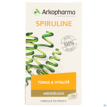 Arkogelules spirulina vegetal    150
