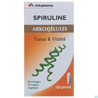 Arkogelules spirulina vegetal    150