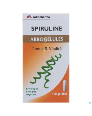 Arkogelules spirulina vegetal    150